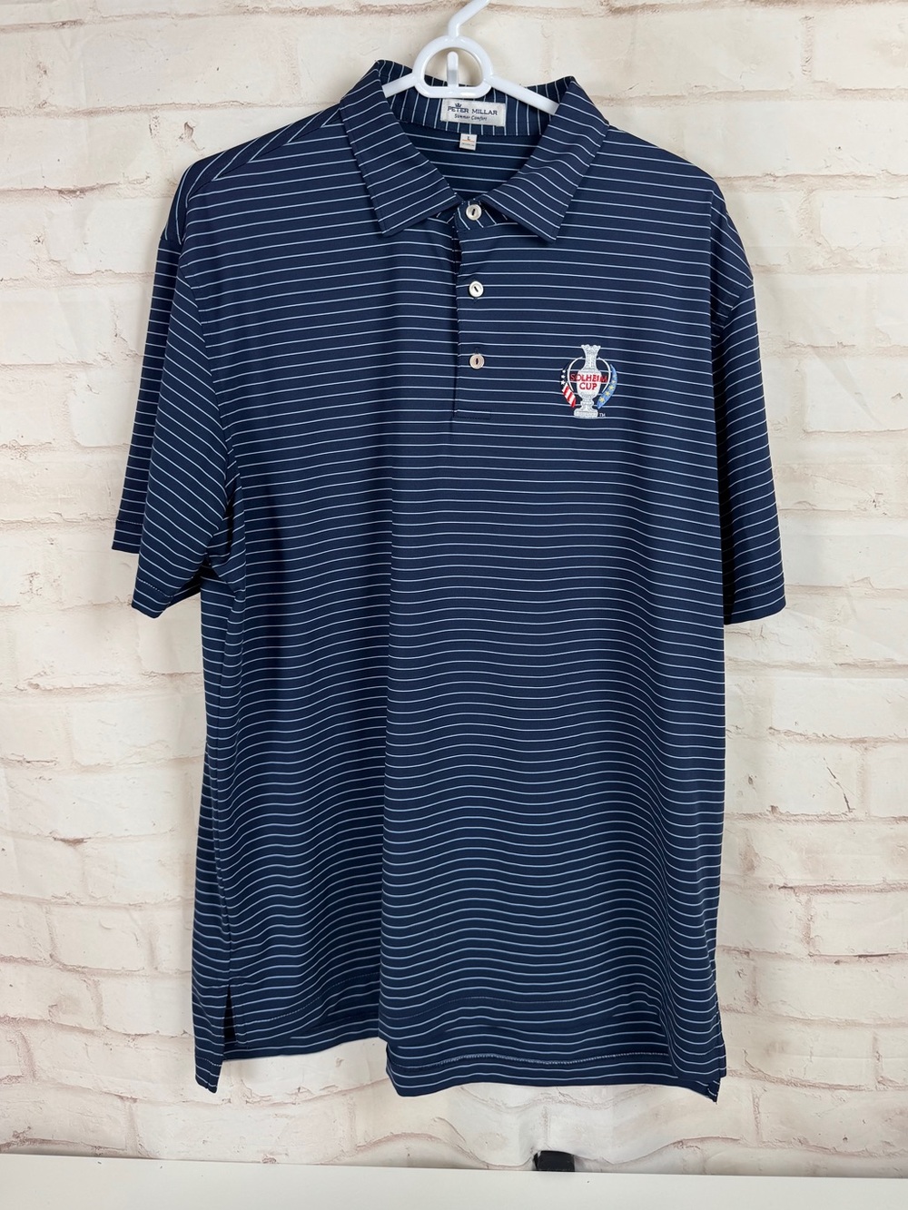 Peter Millar Solheim Cup Polo Golf Shirt Size Large